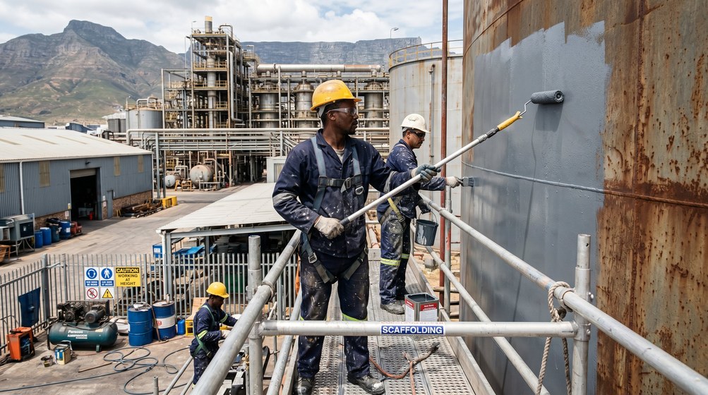 Professional factory painting contractors in Noordhoek - industrial coating specialists